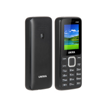 UNIWA E1801 low price 1.77 inch dual sim dual standby 2g feature cellphone senior keypad mobile phone